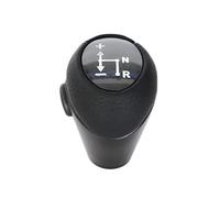 Jodriva Pomo de cambio marchas automático for coche, for Smart, ForTwo for City-Coupe, for, palanca cambios con brazo pluma cuero Pomo de palanca de cambios
