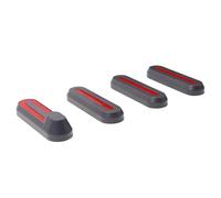 Jodriva Reemplazo, for Xiaomi, Mi M365/Pro Scooter eléctrico Piezas personalizadas Cubierta protectora del marco de la rueda delantera y trasera Pegatina reflectante 4 piezas Funda para rueda de patin