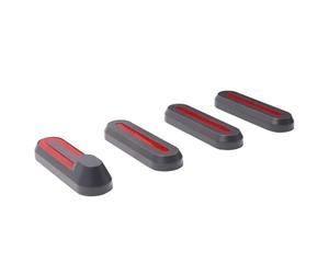 Jodriva Reemplazo, for Xiaomi, Mi M365/Pro Scooter eléctrico Piezas personalizadas Cubierta protectora del marco de la rueda delantera y trasera Pegatina reflectante 4 piezas Funda para rueda de patin