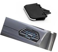 Jodriva Rejilla de ventilación delantera for salpicadero de coche, pestaña de salida de aire, ajuste de paleta, for VW, 2017-2022 Clip para rejilla de ventilación(BLACK LHD-Right 1PC)