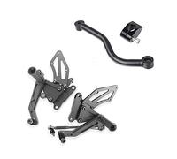 Jodriva Reposapiés Trasero for Motocicleta G 310 R, estribera for Pasajero, Pedal, estribera Trasera, Soporte de Montaje for, G310R 2017 2018, Color Negro Reposapiés para Motocicleta(Titanium)