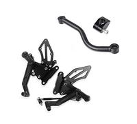 Jodriva Reposapiés Trasero for Motocicleta G 310 R, estribera for Pasajero, Pedal, estribera Trasera, Soporte de Montaje for, G310R 2017 2018, Color Negro Reposapiés para Motocicleta(Schwarz)