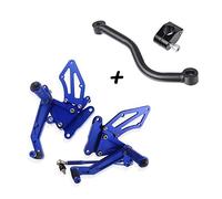 Jodriva Reposapiés Trasero for Motocicleta, reposapiés for Pasajero, Pedal, estribera Trasera, Juego Trasero + Soporte de Montaje, for, G310R 2017-2018, Color Negro Reposapiés para Motocicleta(Blue)
