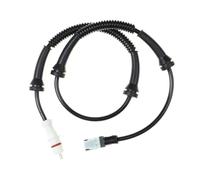 Jodriva Sensor de Velocidad ABS Delantero Izquierdo y Derecho, for Opel, Renault, Vauxhall, Vivaro 93192439 Sensor de RPM del Motor(Black A Pair)