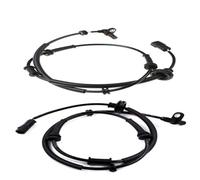 Jodriva Sensor de Velocidad de Rueda Delantera Izquierda/Derecha ABS, for Proton, for Accesorios de Coche Exora PW828437 PW828438 Sensor de RPM del Motor(Black A Pair)