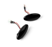 Jodriva Side Light Blinker Blackened Shell Turn Signal Lamp Dynamic Side Marker Lights, for Opel, Vectra B Limousine CC Caravan Victor Luz Intermitente del Coche