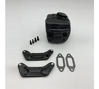 Jodriva Silenciador de escape, for Husqvarna, 385 385XP 390 390XP 372XP 372 371 365 365XP 362 Piezas motosierra con pantalla parachispas Kit de silenciador para motosierra