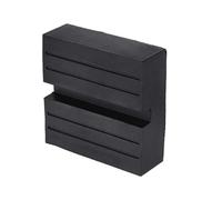Jodriva Soporte de Gato Elevador for Coche, Almohadillas de Goma, Adaptador de riel de Marco de Almohadilla de Gato de Piso ranurado de Goma Negra, for, Benz, Skoda, Ford, Toyota Almohadilla para g