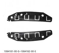 Jodriva Soporte de Repuesto de plástico for Soporte de Parachoques Delantero, for Tesla, Modelo 3 1084182-00-E, 1 par de Accesorios nuevos Reemplazo del Soporte del Parachoques