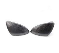 Jodriva Tapa de cubierta espejo retrovisor fibra carbono/negra, for VW, for Golf, VII MK7 GTI 2014 2015 2016 2017 2018, for Cubierta para espejo retrovisor de coche(Carbon fiber)