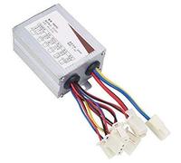 Jodriva Terminal de conector de batería de scooter de motor eléctrico de 24 V, controlador de escobillas, caja de control de motor de escobillas de bicicleta eléctrica de 500 W Controlador de patinete