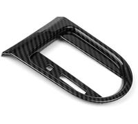 Jodriva Tira decorativa, para Mustang 2015-2022, interior del coche, marco de cambio marchas, cubierta, patrón panel, pegatinas protectoras Bisel del tablero