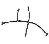 Jodriva Tubo de retorno fuga del inyector combustible, para Volkswagen, para Transporter 2.0 Tdi 03L130235D 03L130235AJ 03L130235M 2004 tubo de manguera de retorno de combustible