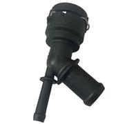 Jodriva Unidad de conector de enlace de manguera d Para Vw, para Golf Mk6, para Bora 1J0122291B Brida de termostato Manguera calentador refrigerante Conector tubo Desbordamiento del radiador