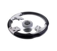 Jodriva Volante de pontón for yate marino 12,4 pulgadas y 31,5 cm, rueda deportiva 3 radios, uso común en la mayoría las embarcaciones marinas Reemplazo del timón de dirección de barco