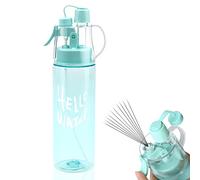 Jodsen Botella de Agua de Deportes Nebulización,580ml Botella Agua en Aerosol a Prueba Nebulizada con Pajita Abatible,para Ciclismo Escalada Fitness Senderismo Correr Montañismo,Aire Libre