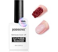 JODSONE 1 Pcs Removedor Esmalte Semipermanente, Quita Esmaltes Semipermanentes y Gel - Frasco 18ml, Elimina en 2-4 Minutos Sin Remojo, Fácil y Rápido