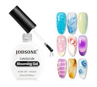 JODSONE 16,5 ml Clear Blooming Gel Gel Esmalte de uñas para el efecto de distribución mármol piedra natural acuarela flor impresión esmalte de uñas y se puede utilizar fácilmente Adecuado para DIY