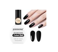 JODSONE Esmalte de uñas en gel de 16,5 ml, diseño de arte negro, salón de manicura, DIY at Home Soak Off U V LED Gel Polish Nail