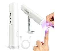 JODSONE Lampara LED Uñas Semipermanentes Mini, Lampara de Uñas UV Portátil Recargable con Soporte Plegable Manos Libres, Lampara Uñas Semipermanentes Secado Rápido para Casa Salón Viaje