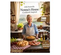 Jody Scaravella Nonna’s House Cookbook Inspired [Full-Color]: 101+ Healthy Italian Recipes from Lovely Grandmothers Celebrating Traditional Sicilian and Italian-American Comfort Food