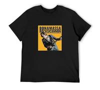 Joe Bonamassa 2020 Tour Rock - Camiseta de algodón para hombre, color negro, Negro , S