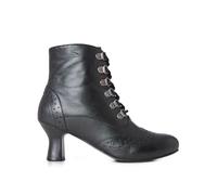Joe Browns Botines de tacón con cordones de cuero con detalle de brogue para mujer, negro, 4 UK, Black, 36 EU