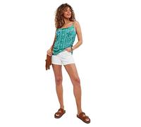 Joe Browns Pantalones Cortos de Mezclilla Blancos clásicos con Bolsillo Bordado, 46 para Mujer