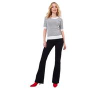 Joe Browns Striped Knit tee Suéter, Negro, 44 para Mujer