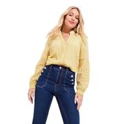 Joe Browns Vintage Broderie Detail Top Blusas, Amarillo, 46 para Mujer