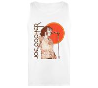 Joe Cocker Camiseta Sin Mangas Blanca para Mujer White Women's Tank Top Sleeveless T-Shirt