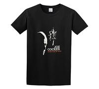 Joe Cocker Profile Hymn For My Soul 2009 Tour Graphic tee Unisex 100% Cotton Short-Sleeve T-Shirts Black XXL
