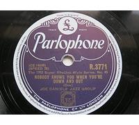 Joe Daniels Nobody Knows You When You're Down And Out 78 Parlophone R3771 EX 1950s