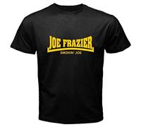 Joe Frazier Smokin Joe Boxing Graphic tee Unisex 100% Cotton Short-Sleeve T-Shirts Black L