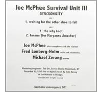 Joe Mcphee Survival Unit III - Syncronicity [Vinilo]
