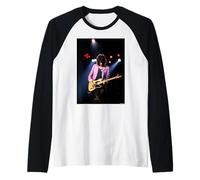 Joe Perry Aerosmith Vive en Boston por Michael Grecco Camiseta Manga Raglan