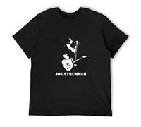 Joe Strummer Clash - Camiseta de algodón para hombre, color negro, Negro , L