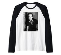 Joe Strummer The Clash Soho Grabación por David Corio Camiseta Manga Raglan