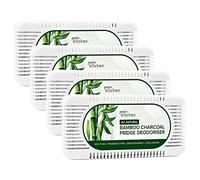 Joejis Absorbe Olores Nevera - Dura 12 meses, carbón de bambú premium sin aroma ambientador nevera - Efectivo desodorante frigorifico (4 pack)