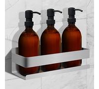 Joeji's Estante de Ducha Acero INOX para Champú y Jabonera - Estante de baño sin toladro - Adhesivo de Pared Resistente para Artículos de Baño