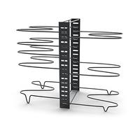 Joeji's Kitchen 8 niveles Rejilla para Sartenes - Soporte para sartenes tapas ollas para Ahorrar Espacio - Cocina organizador de Sartenes - 38x46 cm