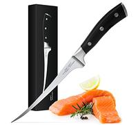 joeji's Kitchen Cuchillo Deshuesador y Filetear 32cm | Hoja Flexible Acero Inoxidable | Deshuesar, Filetear, Recortar Carne y Pescado | Mango Ergonómico y Funda