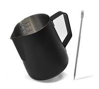 Joeji's Kitchen Milk Froth Jugs 600 ml de acero inoxidable - Negro