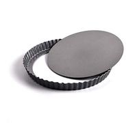 joeji's Kitchen Molde Tarta Desmontable Antiadherente 22cm Molde Desmontable para Tartas y Platos de Quiche Molde Quiche moldes Tartas