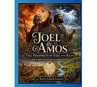 JOEL & AMOS: The Prophets of Fire and Rain: Adult Bible Scripture Coloring Book & Journaling Prompts - One-sided pages