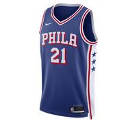 Joel Embiid Philadelphia 76ers Icon Edition Camiseta de la NBA Nike Dri-FIT Swingman - Hombre - Azul L