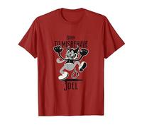 Joel - Nombre de Chico Genial con un diablillo Lindo Camiseta, Hombre, Arándano, 3XL