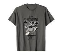 Joel - Nombre de Chico Genial con un diablillo Lindo Camiseta, Hombre, Asfalto, 4XL