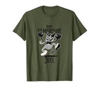 Joel - Nombre de Chico Genial con un diablillo Lindo Camiseta, Hombre, Verde Oliva, 3XL
