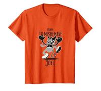 Joel - Nombre de Chico Genial con un diablillo Lindo Camiseta, Niños, Naranja, 12 años